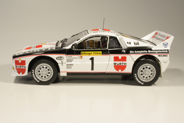 Lancia Rally 037, 1st. Germany 1983 "WÜRTH", W.Rohrl, no.1